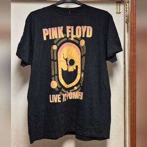 Pink Floyd Live At Pompeii Black Graphic T-Shirt